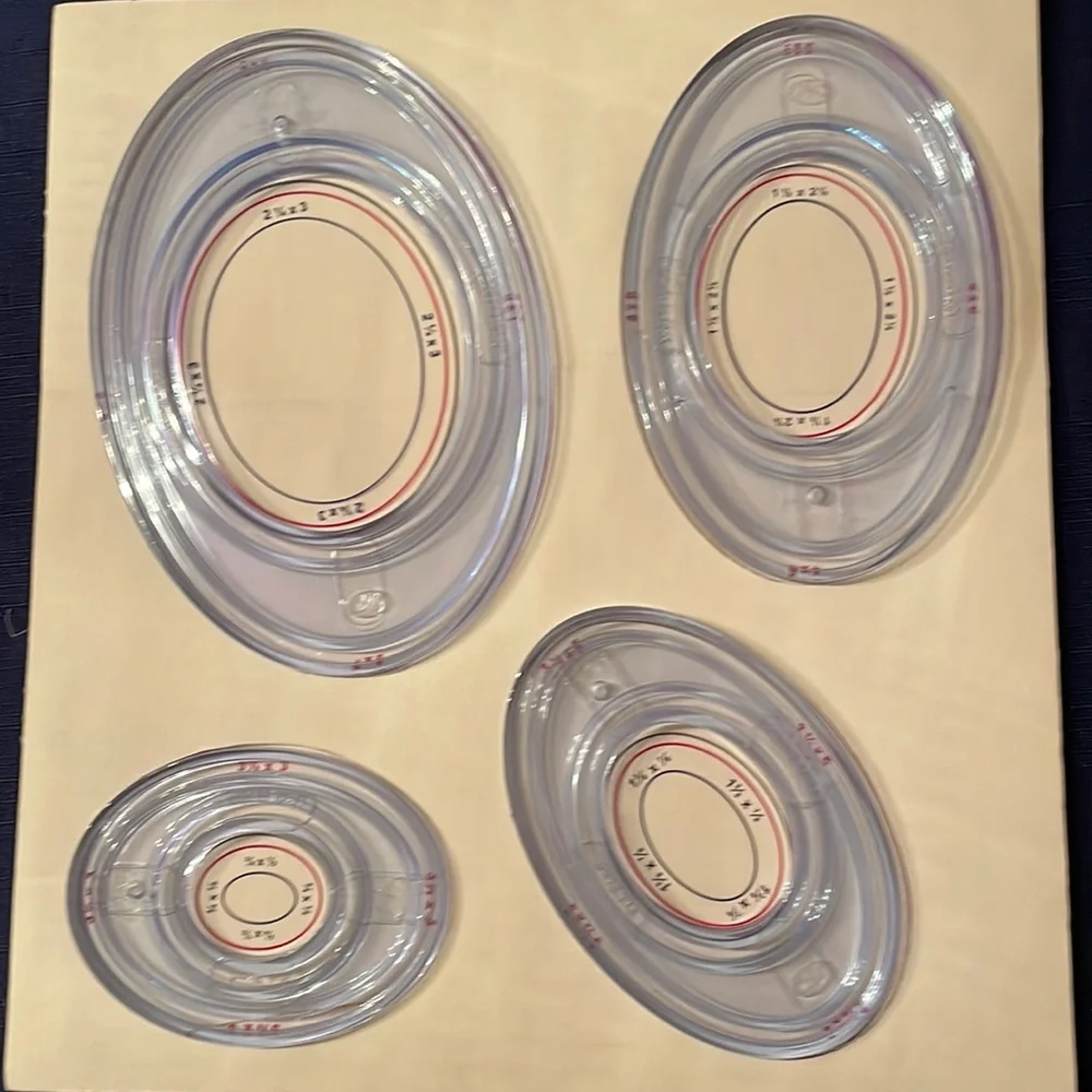 CM Oval Patterns for cutting system